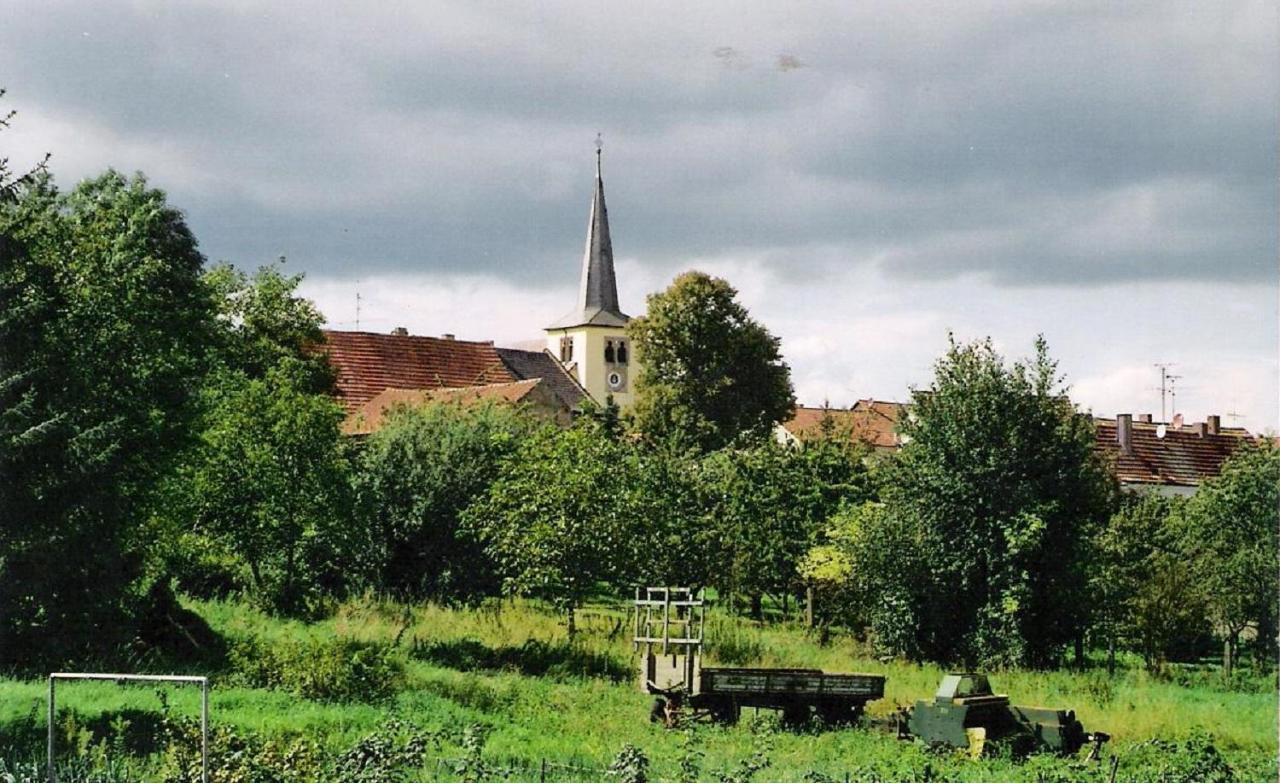 Pension "Am Tor Zum Mainbogen" Grettstadt Buitenkant foto
